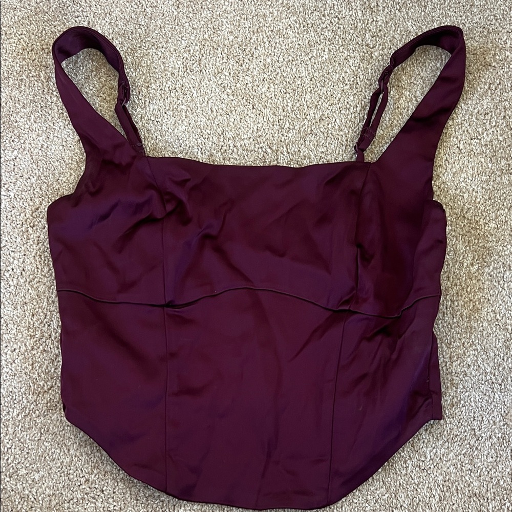 Abercrombie & Fitch Deep Burgundy Camisole